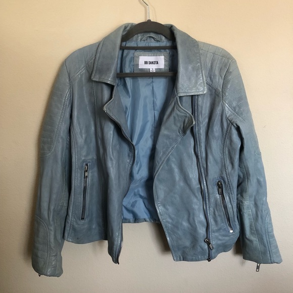 premium leather moto jacket - Picture 2 of 5